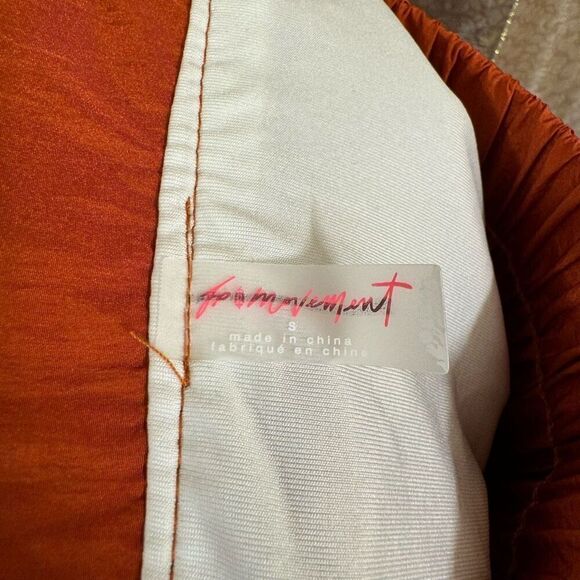 Free People Movement The Way Home Shorts Burnt Orange Small NWOT - Picture 4 of 8